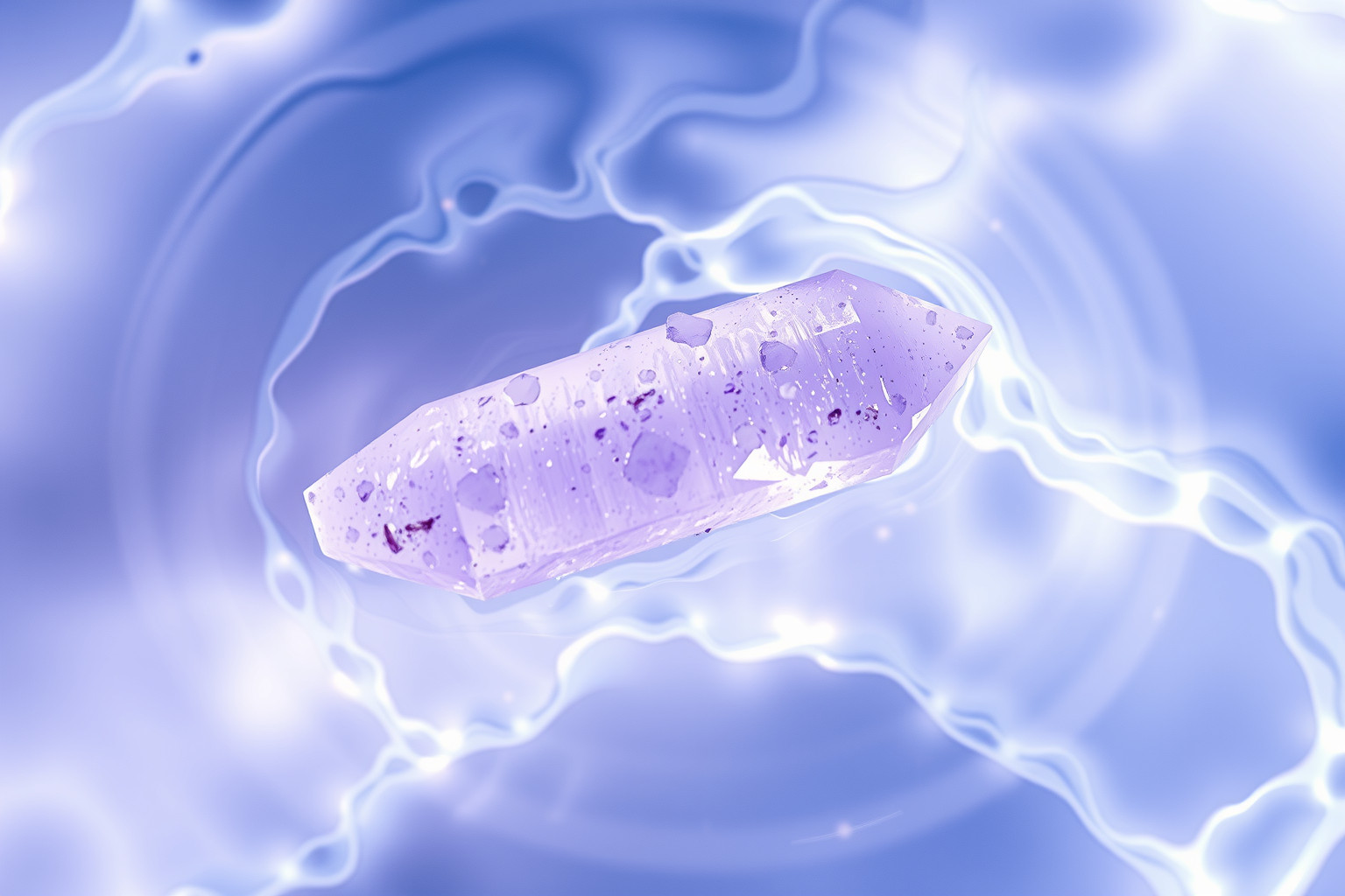 Sognare lepidolite in acqua simboleggia purificazione e rinnovamento emotivo.