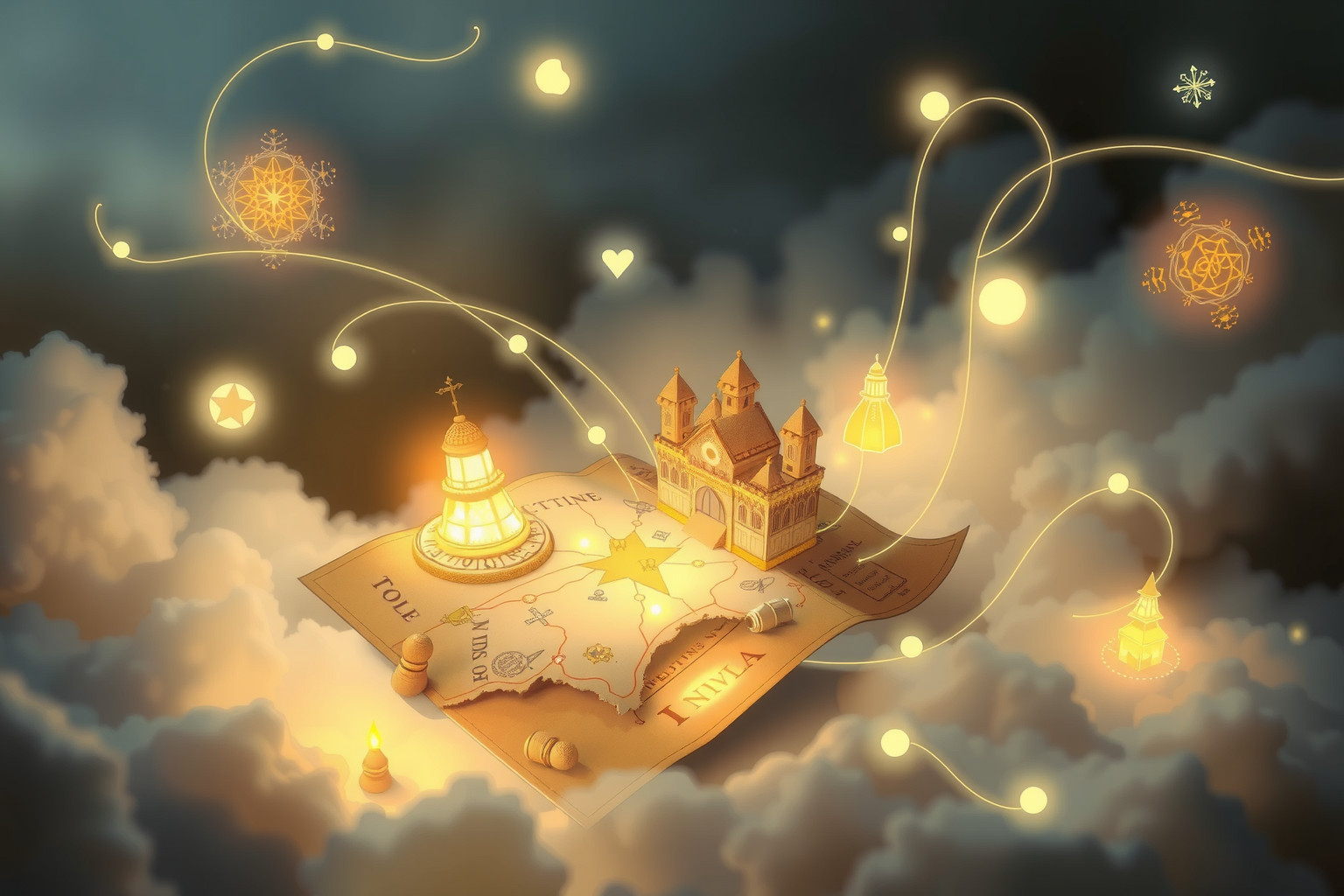 Sognare una mappa del tesoro simboleggia la ricerca di opportunità nascoste.