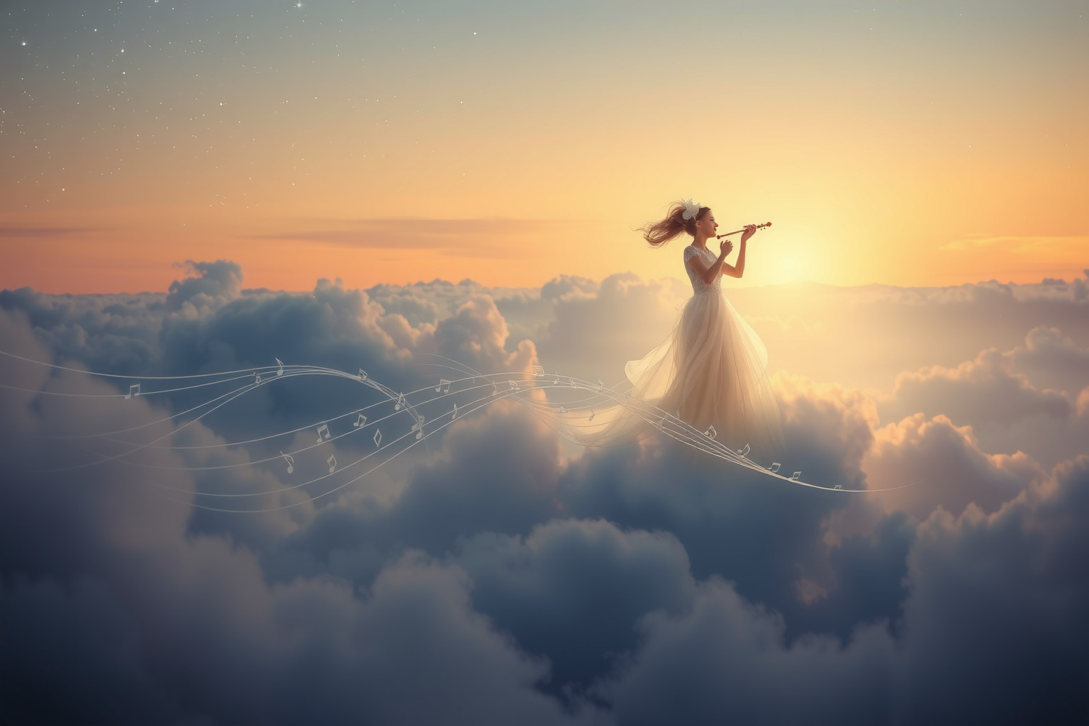 Sognare performance musicale perfetta riflette desiderio di successo e armonia.