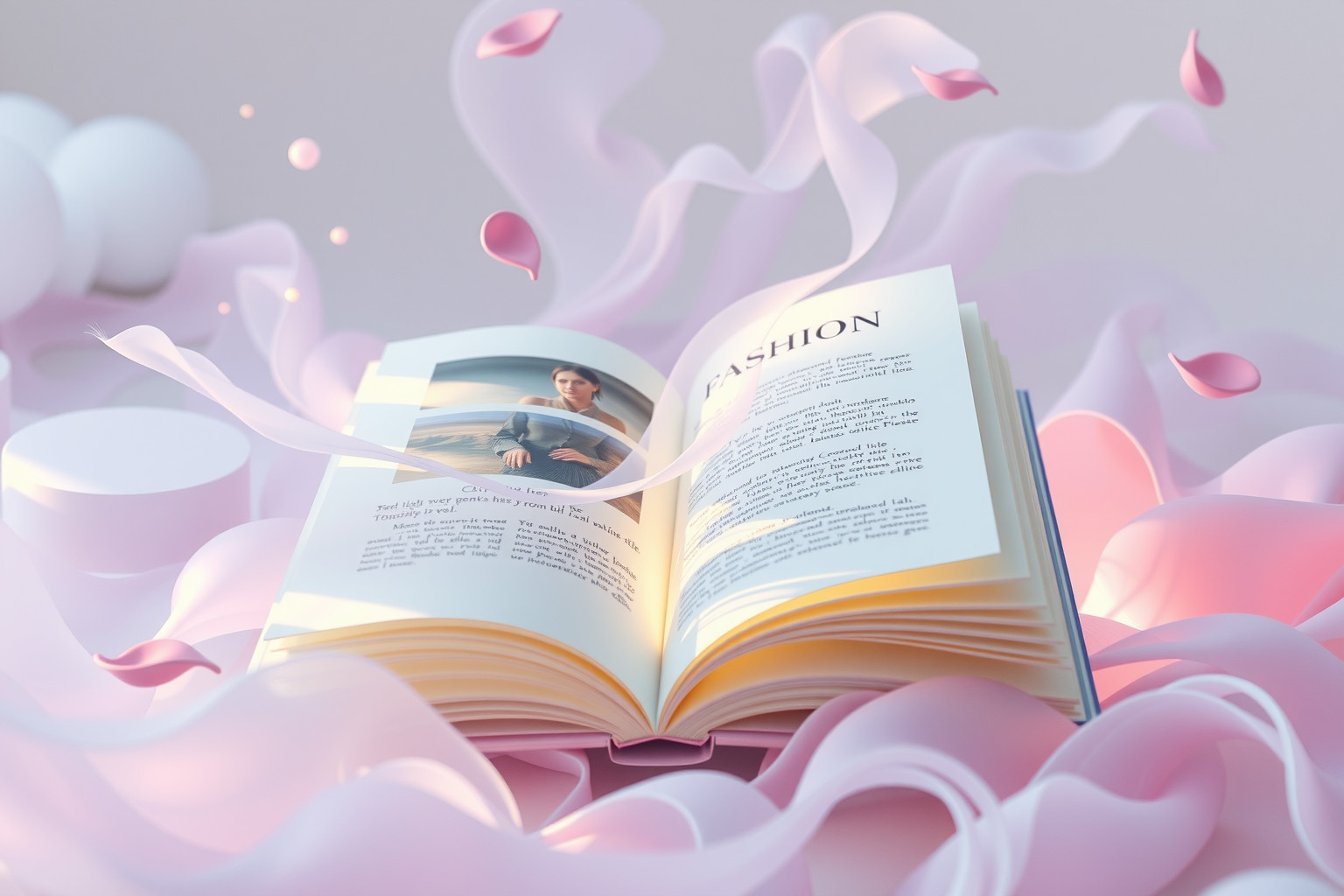 Sognare una rivista di moda parlante simboleggia comunicazione creativa interiore.