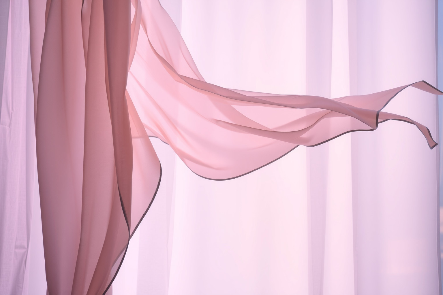 Sognare tende spazzate dal vento indica instabilità emotiva improvvisa.