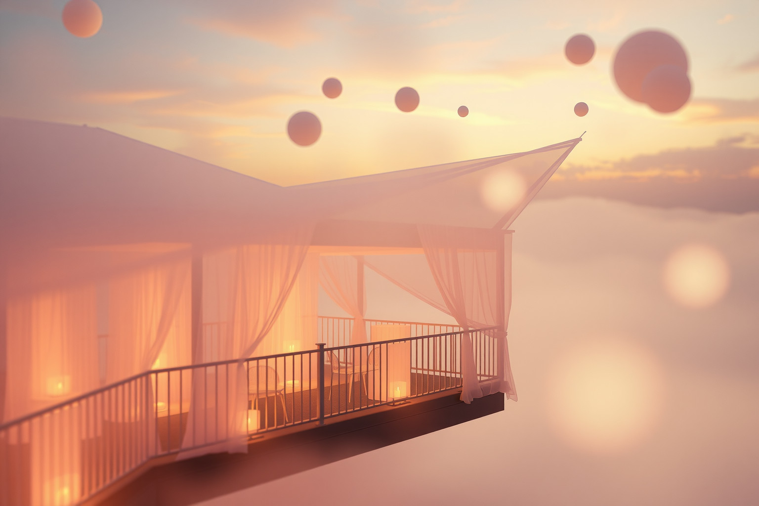 Sognare una terrazza illuminata simboleggia chiarezza e nuove opportunità.