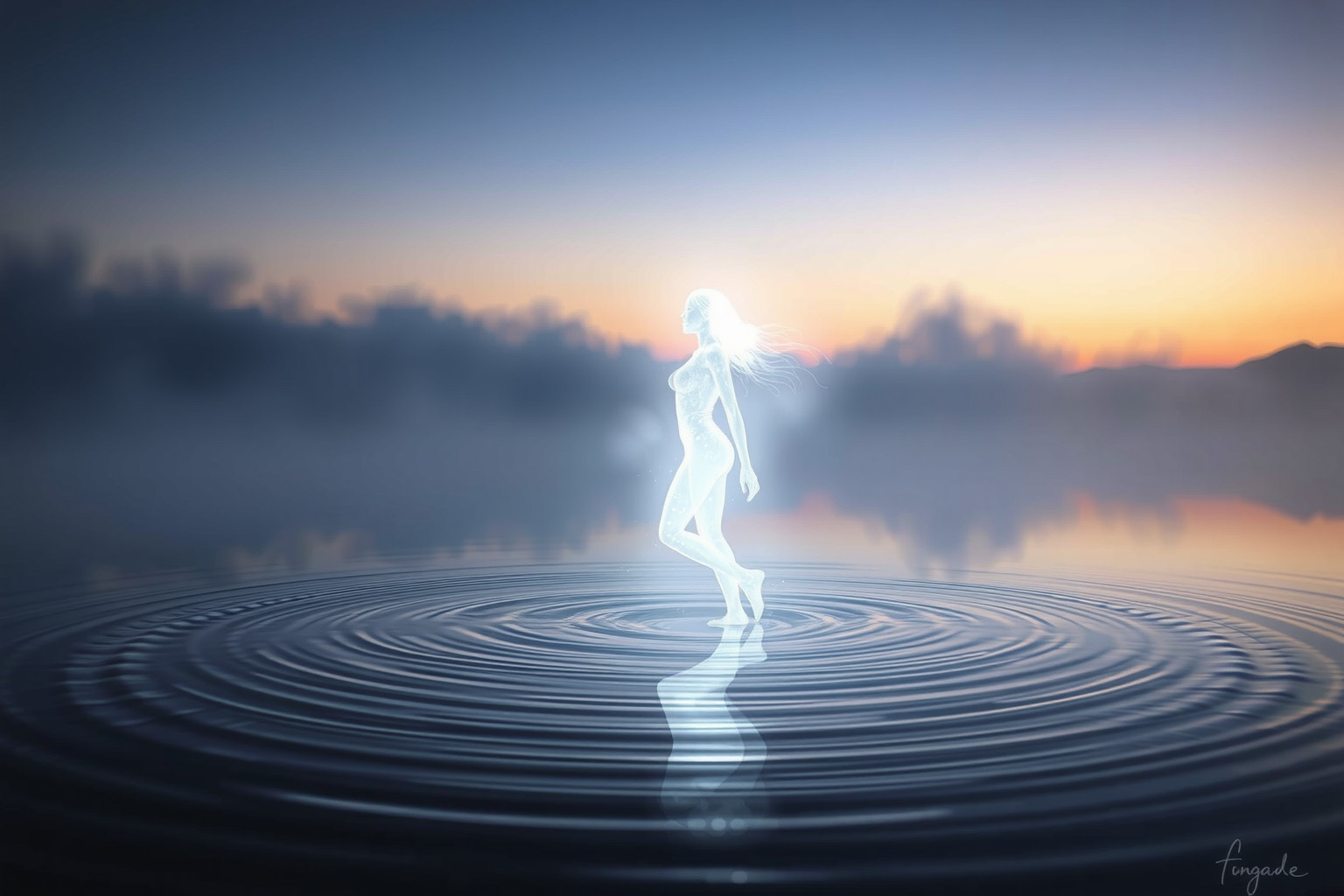 Sognare una vergine di lago che ti abbandona simboleggia perdita emotiva.