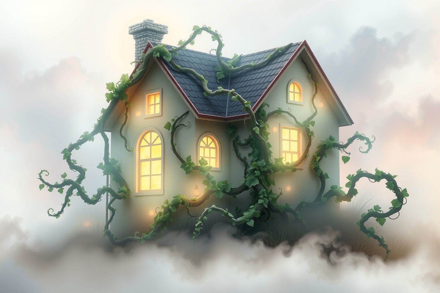 Sognare una vite avvolgente simboleggia protezione e crescita familiare.