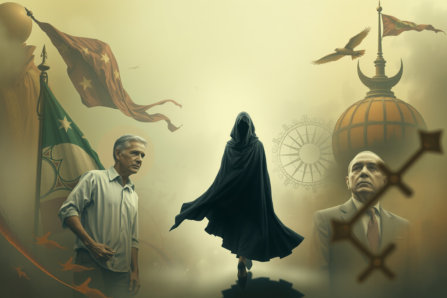 Sognare uno statista che ti perseguita indica ansie di potere nascosto.