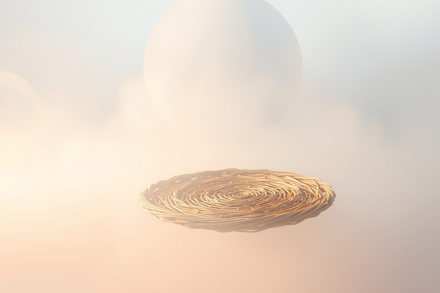 La stuoia intrecciata simboleggia unione e armonia nella vita.