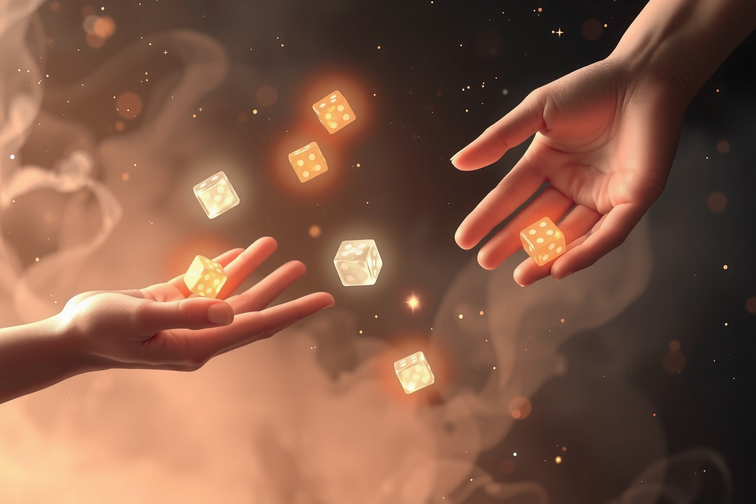 Tirare a sorte simboleggia il confronto con il destino incerto.