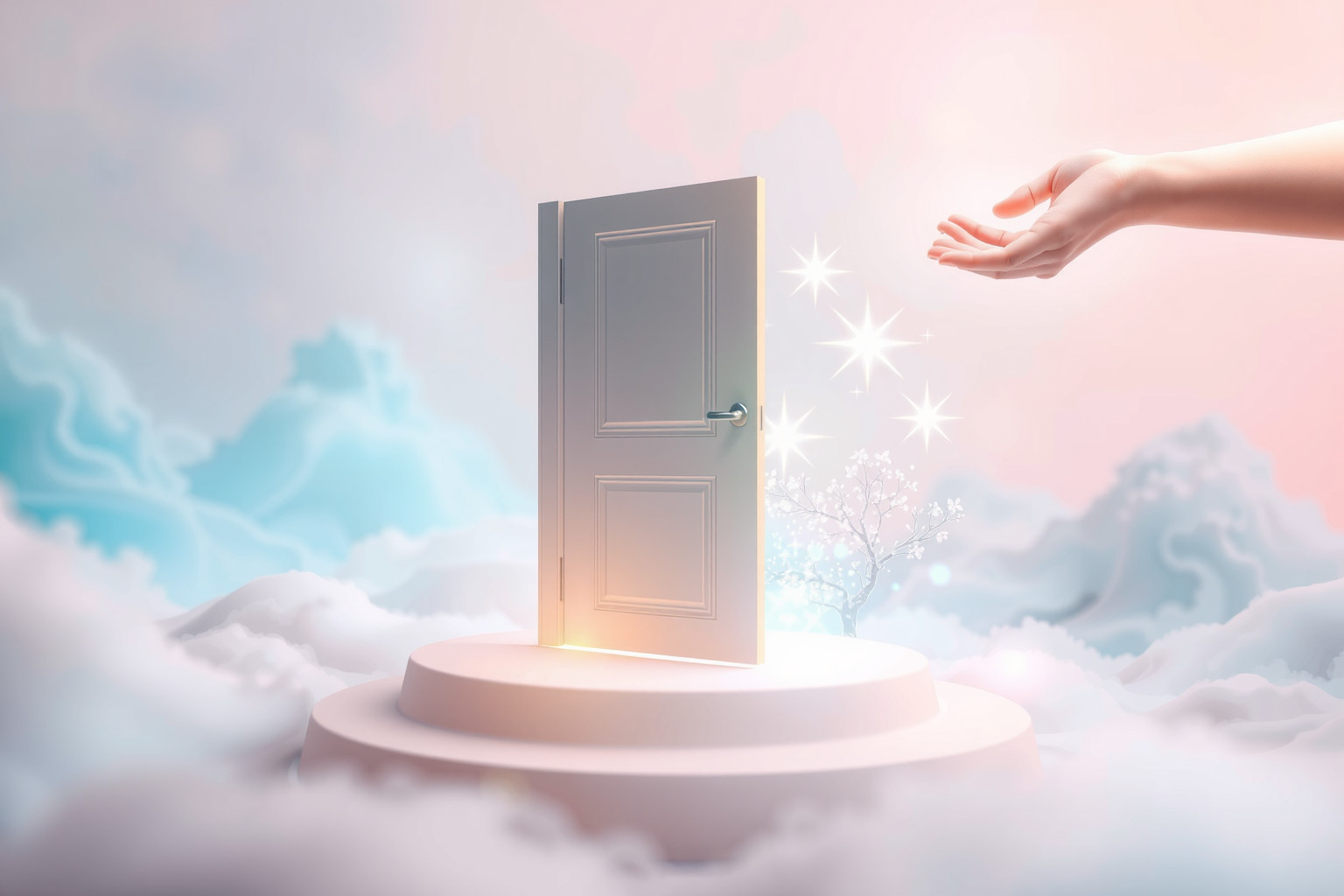 Tirare una porta nei sogni simboleggia nuove scelte e opportunità.