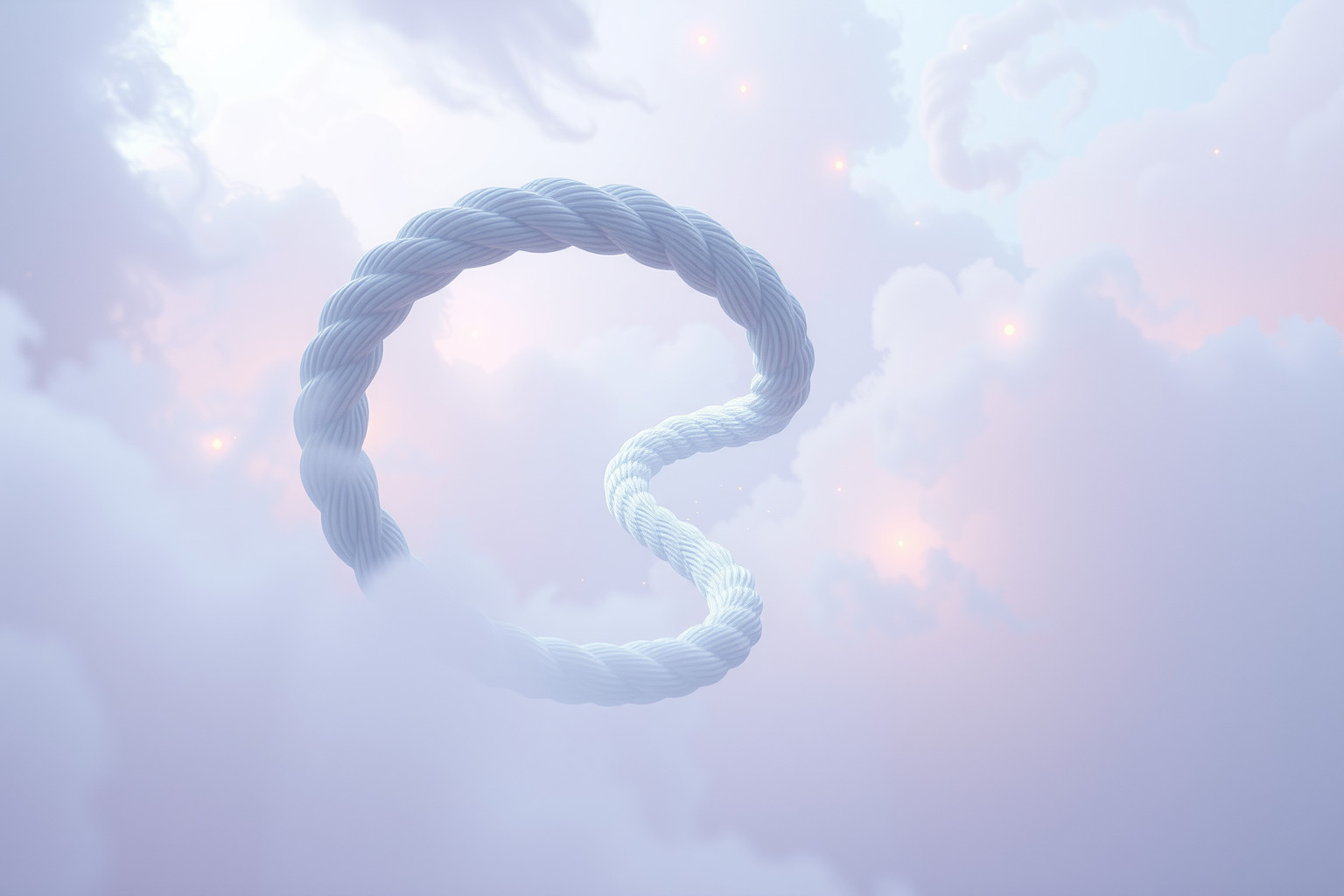 La torsione di una corda nei sogni simboleggia conflitti interiori.