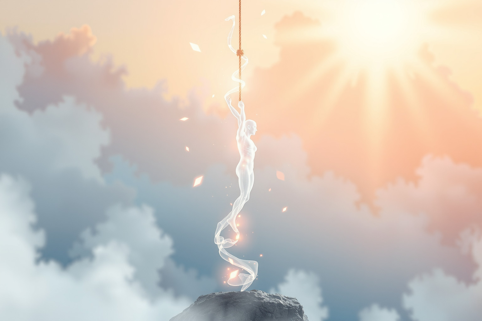 Trascinare verso l'alto simboleggia crescita personale e successo imminente.