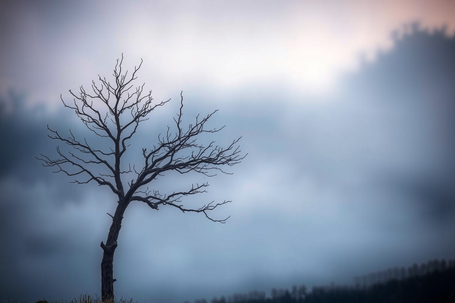 Un abete spoglio nei sogni simboleggia solitudine e vuoto emotivo.