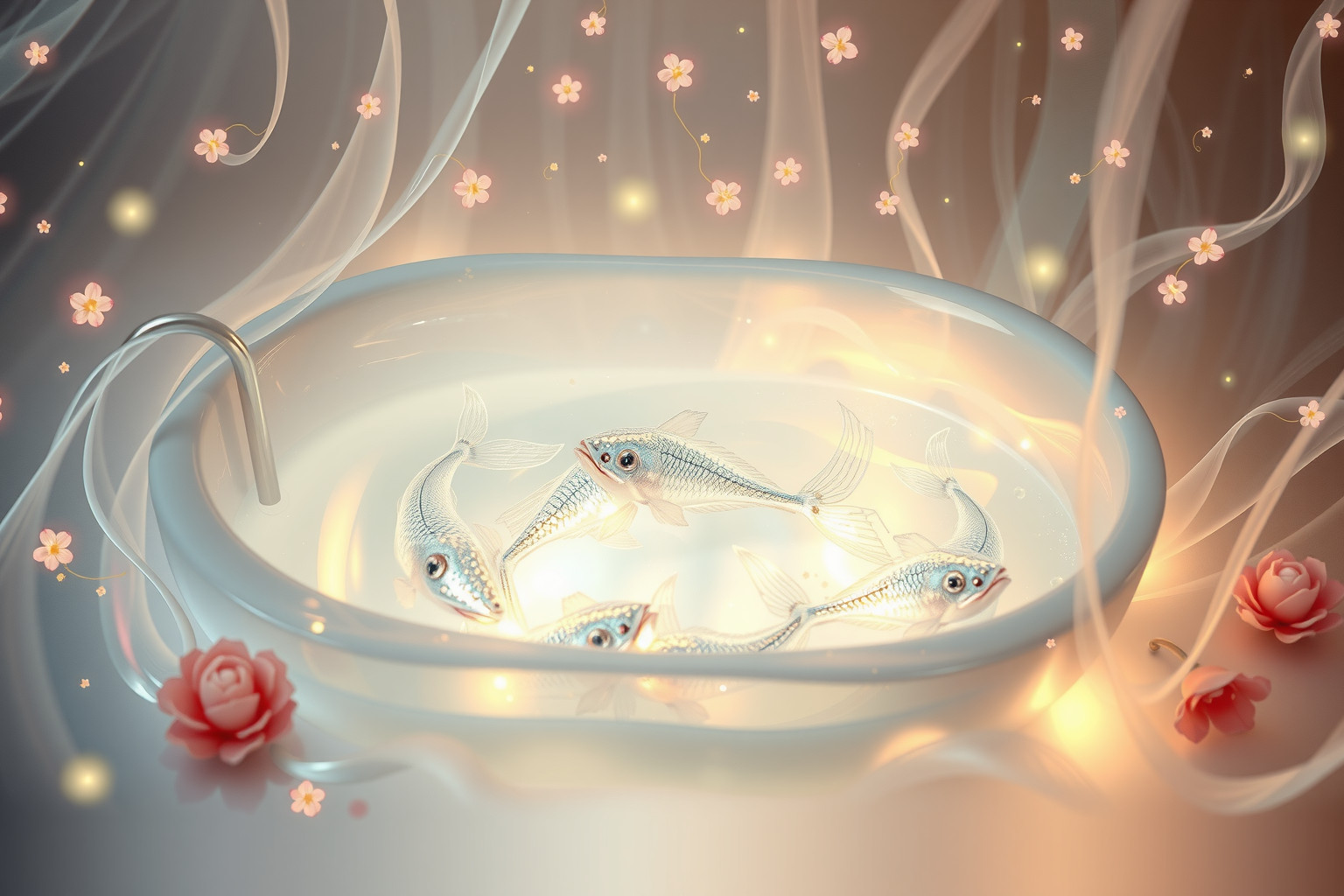 Sognare vasca piena di pesci simboleggia fertilità e abbondanza.