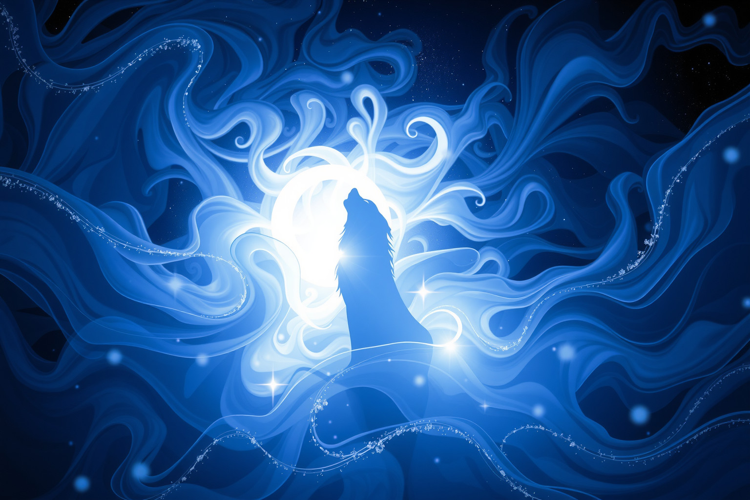 Abbaiare notturno nei sogni indica ansia o avvertimento interno.