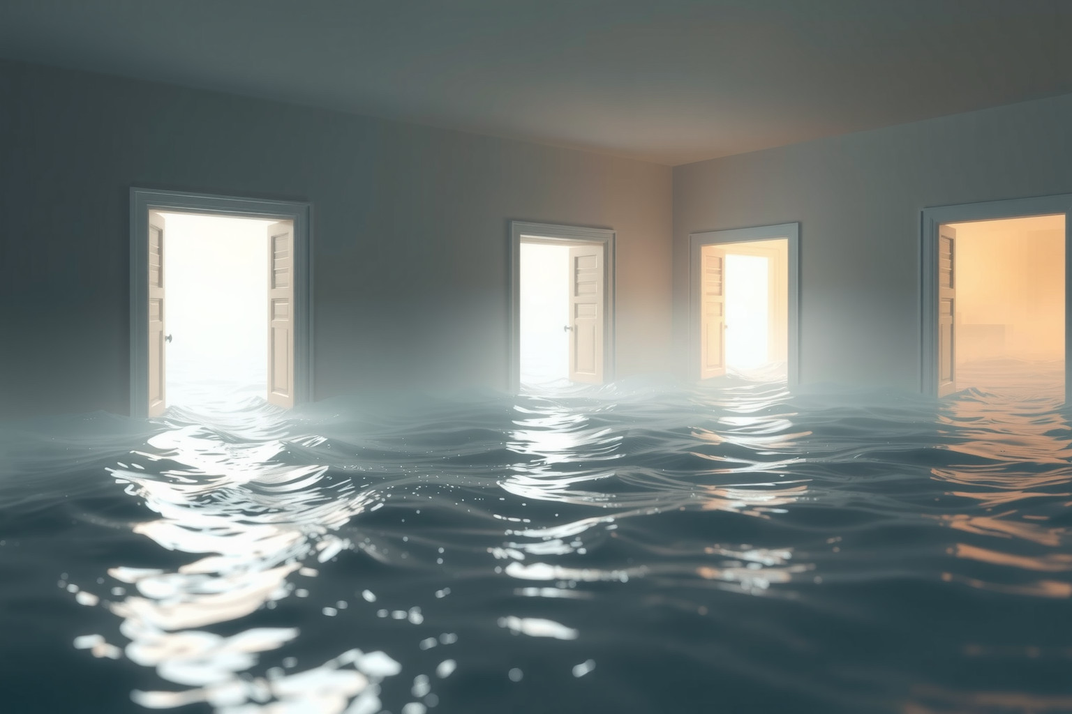 L’acqua salata in casa simboleggia emozioni travolgenti e confini infranti.