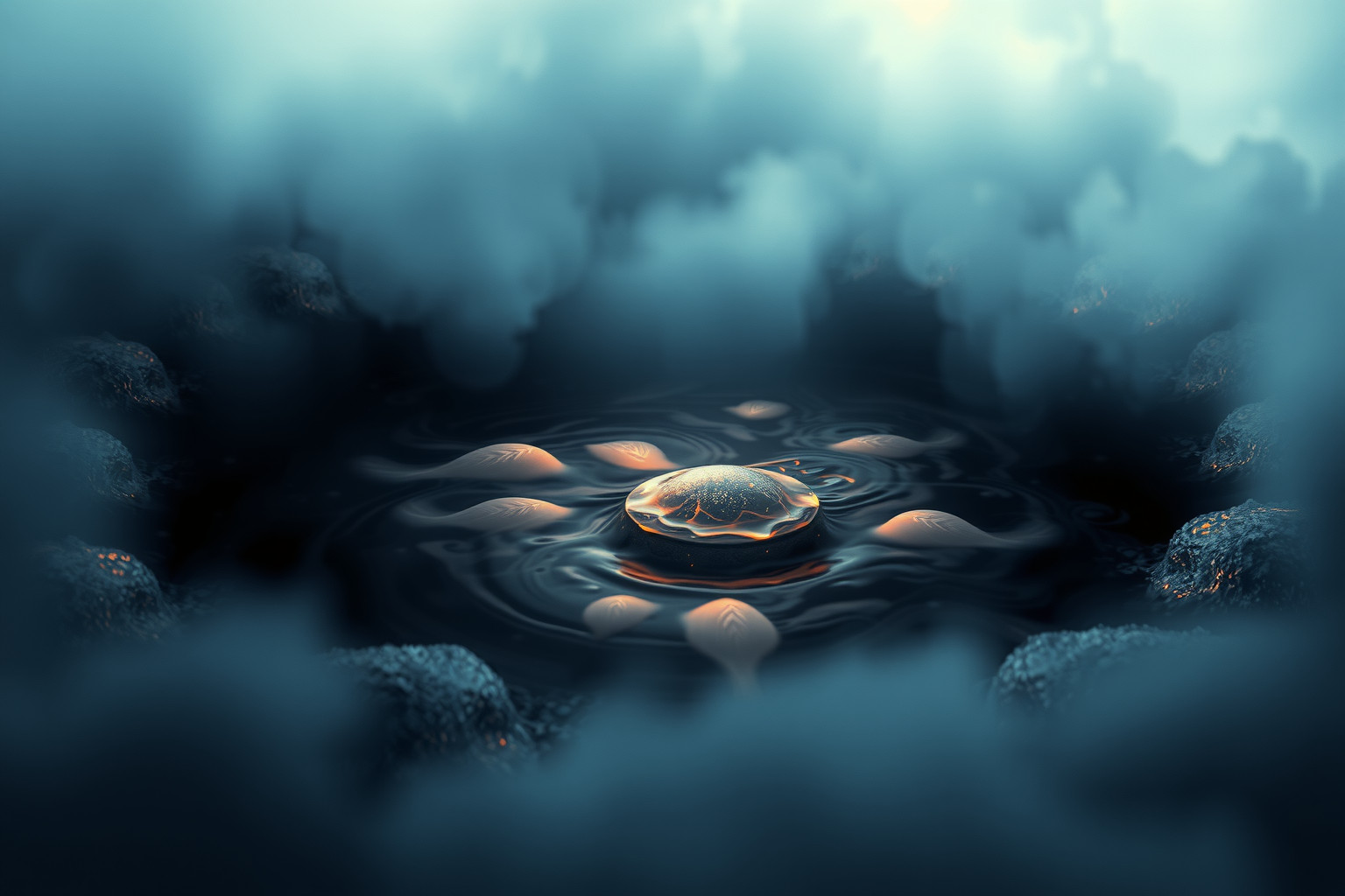 L’acqua salata sporca simboleggia emozioni negative e tossicità interiori.