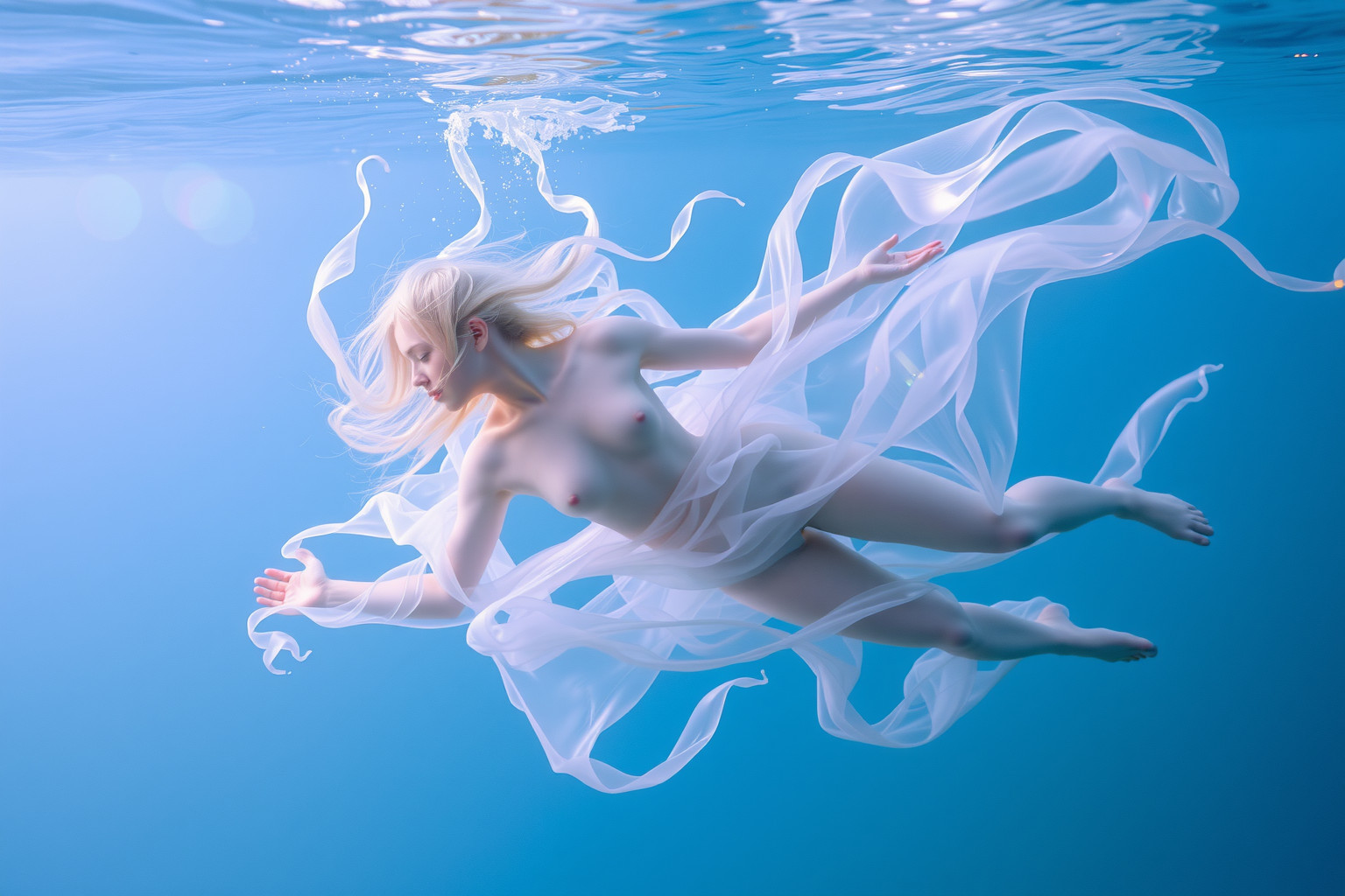 Affondare simboleggia trasformazione profonda in nuova identità acquatica.