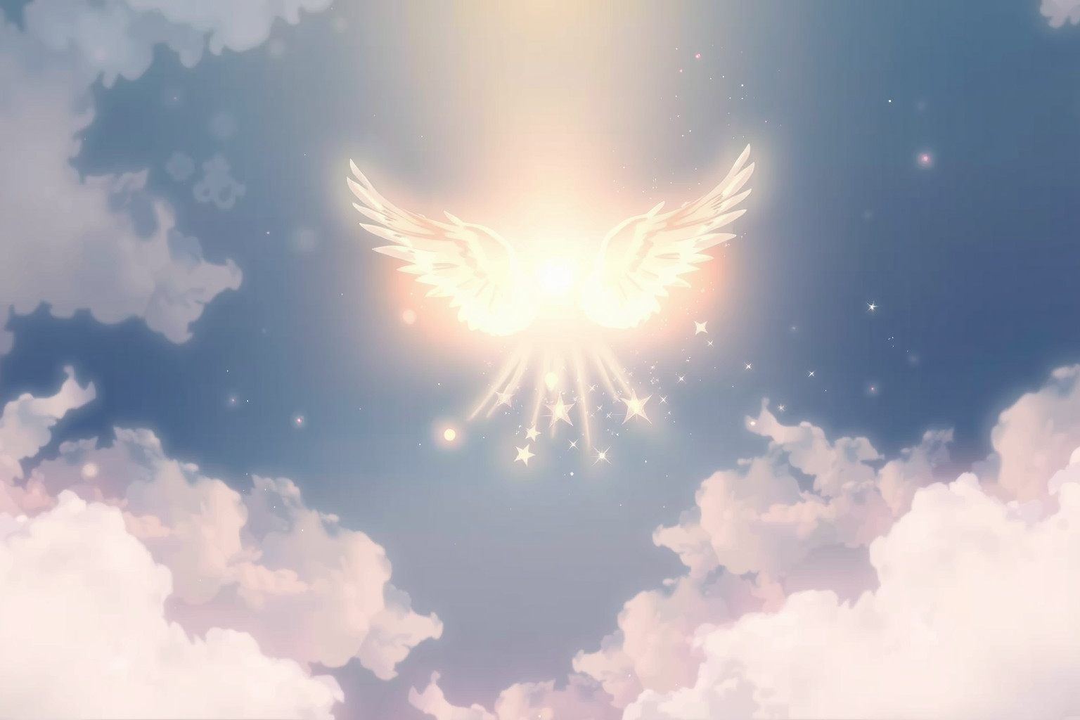 Il bagliore d'angelo simboleggia protezione, speranza e guida divina.