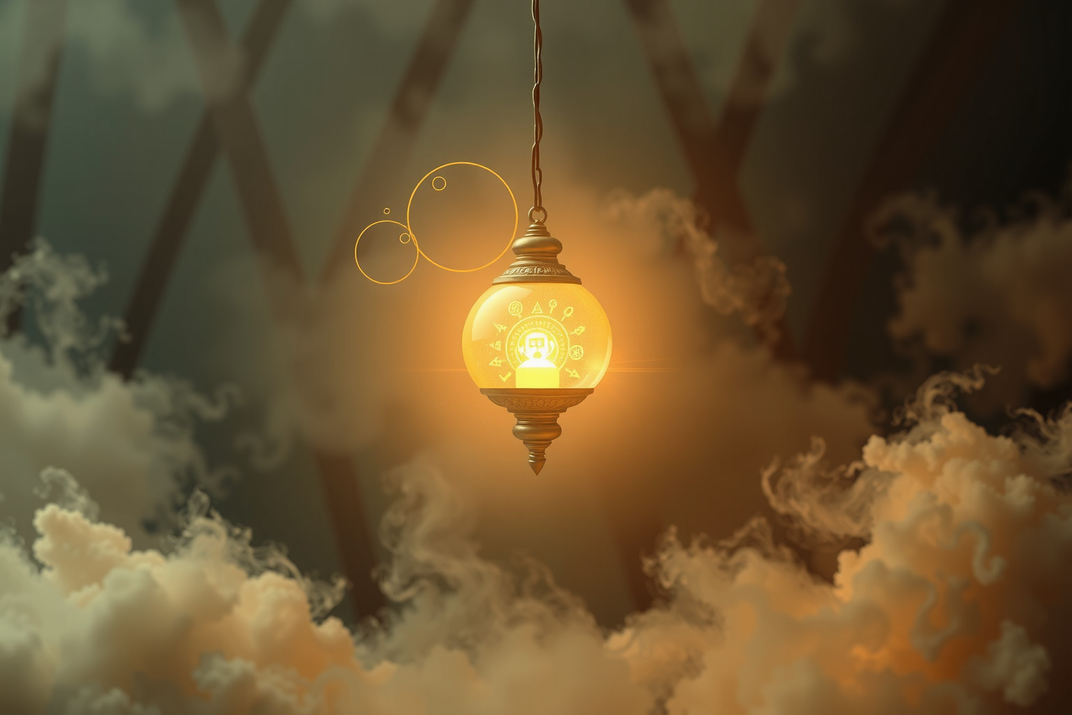 Il bagliore simboleggia la luce interiore e la ricerca della verità.