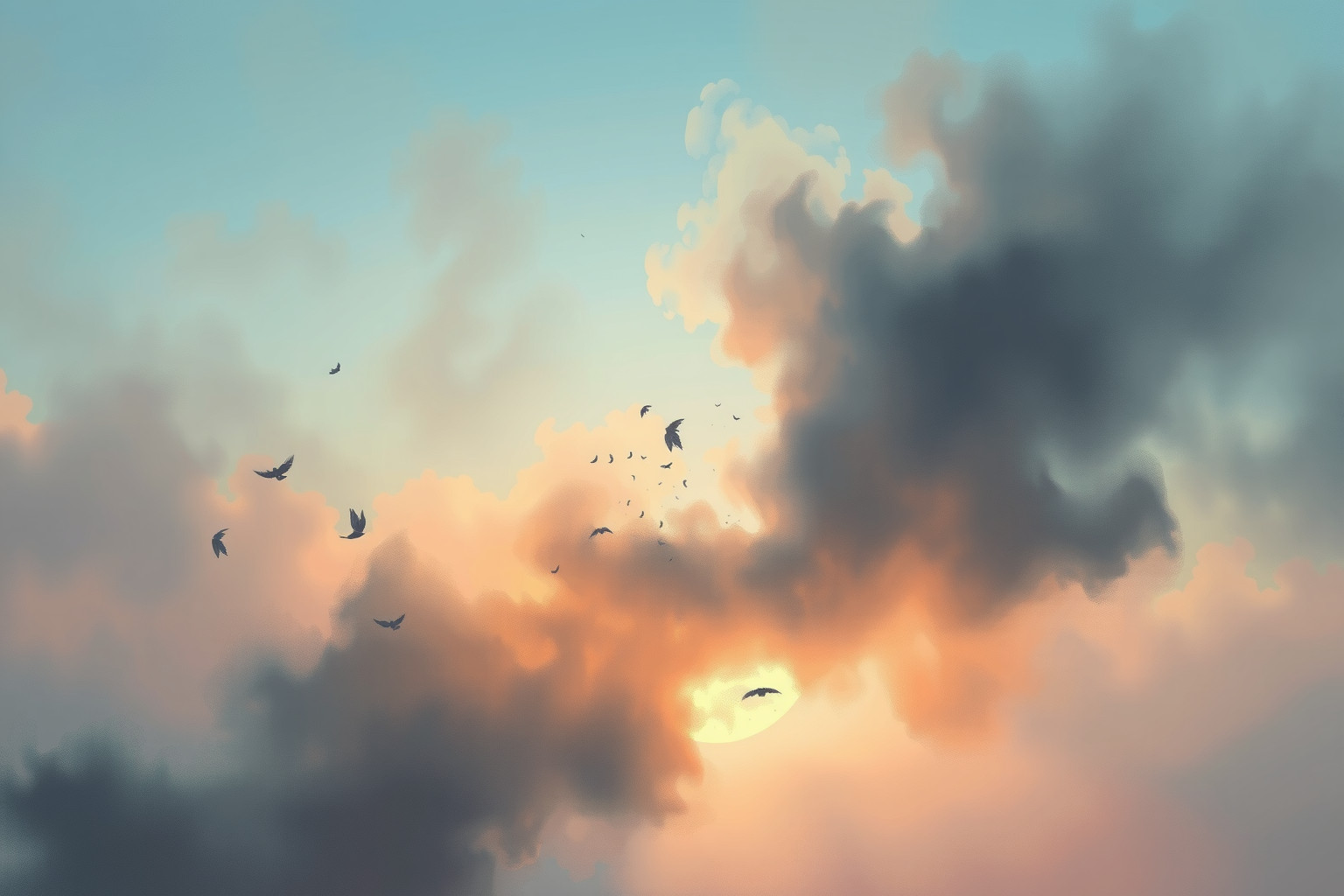 Il bagliore svanito simboleggia la fine di speranze illusorie.