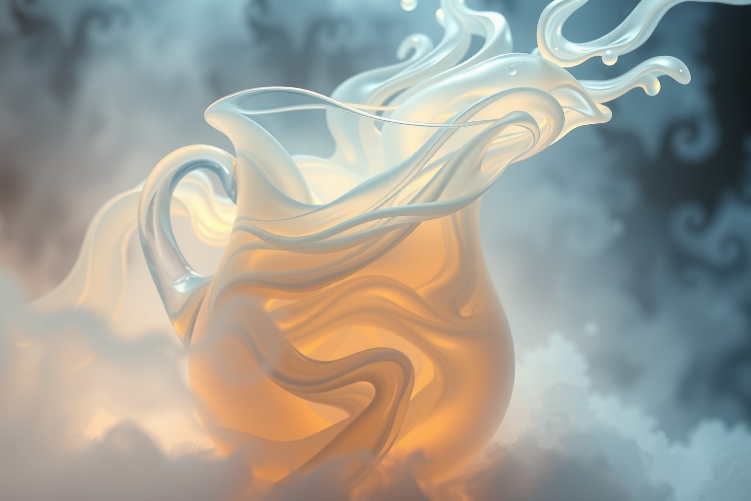 La brocca che trabocca simboleggia emozioni intense e represse.