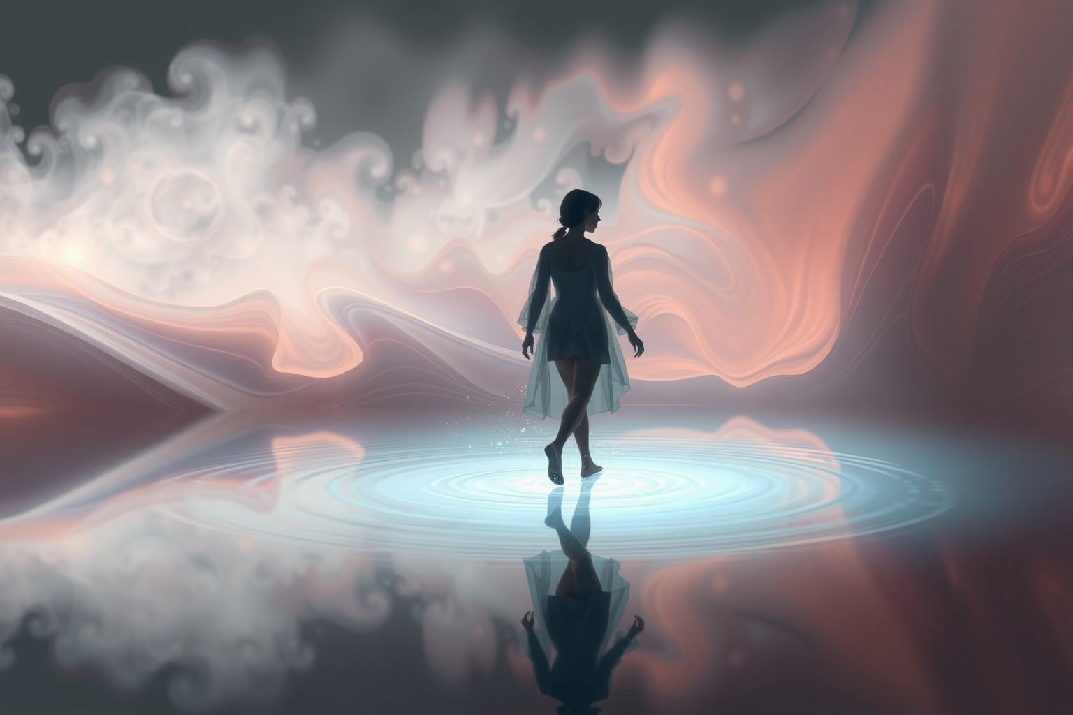 Camminare in pozzanghera simboleggia sfide emotive da superare.