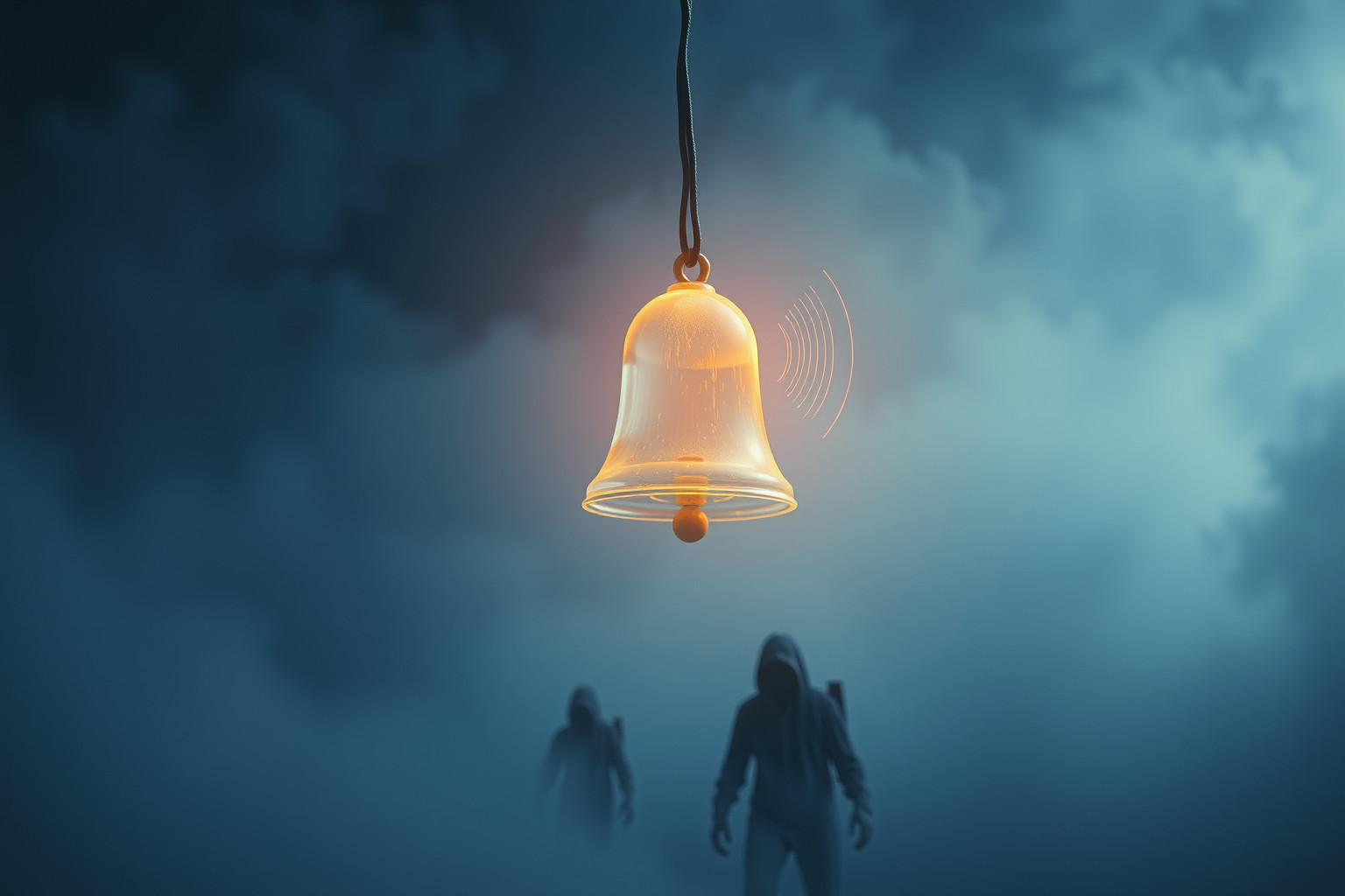 La campana d'allarme nei sogni segnala timore di furto imminente.