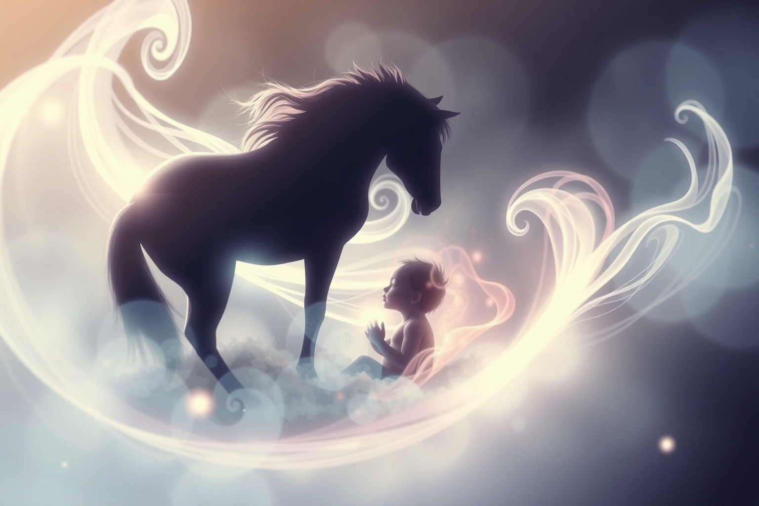Sognare cavalli che partoriscono simboleggia nuove energie e rinascita.