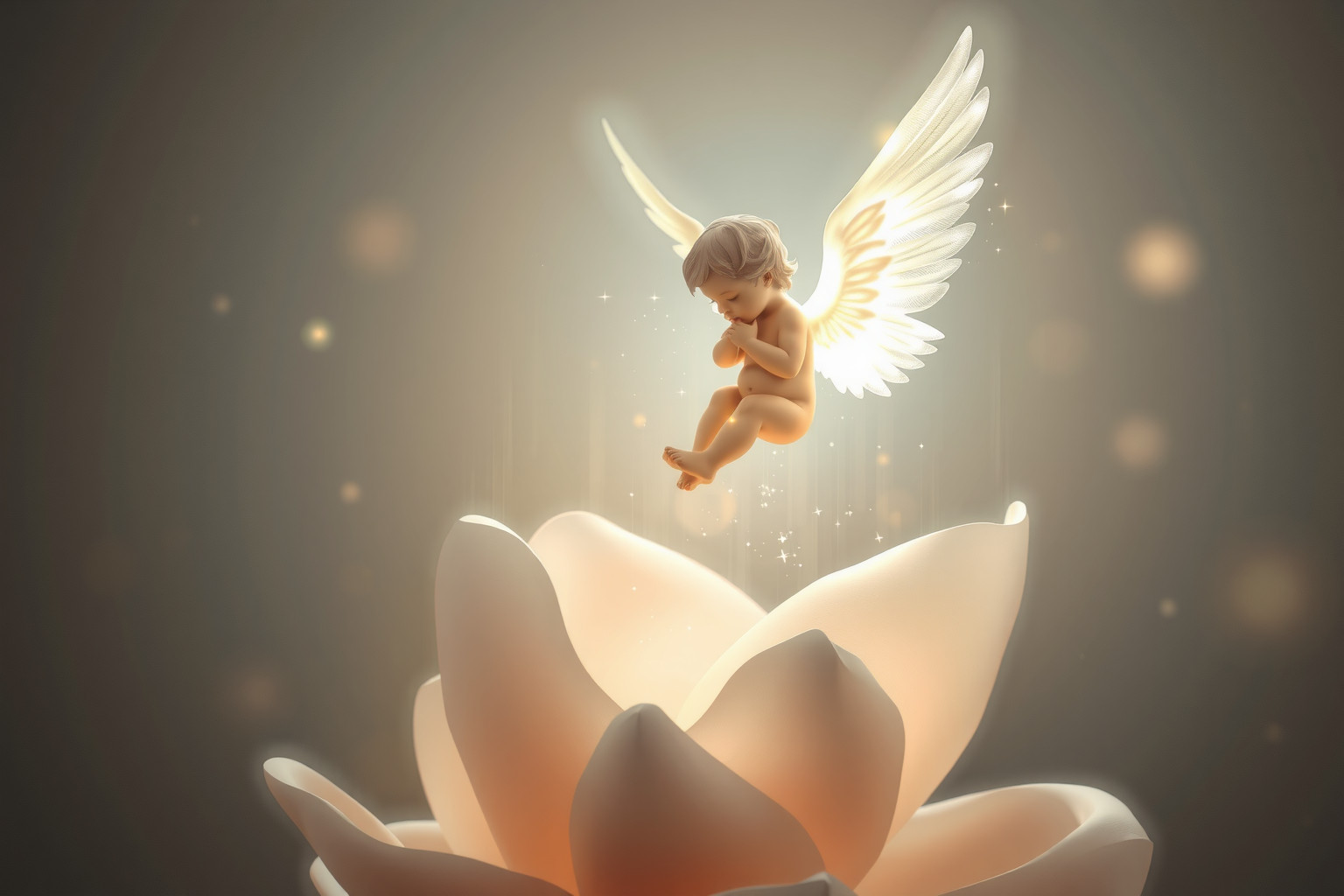 Sognare un cherubino simboleggia innocenza e protezione divina.