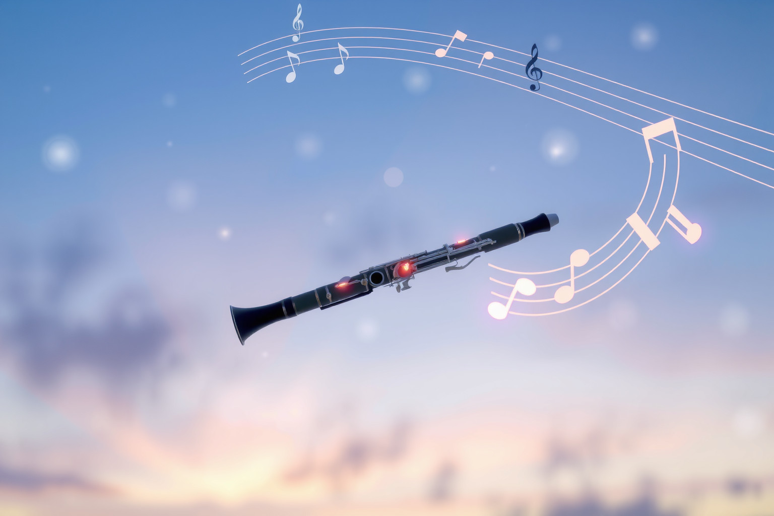 Sognare clarinetto suonato indica armonia interiore e comunicazione.