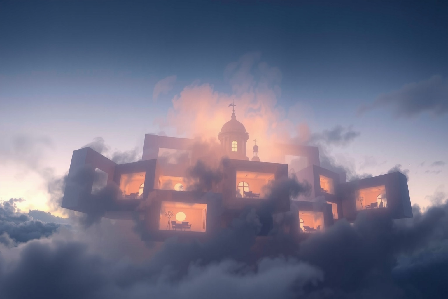 Gli edifici nei sogni riflettono la struttura emotiva interiore.