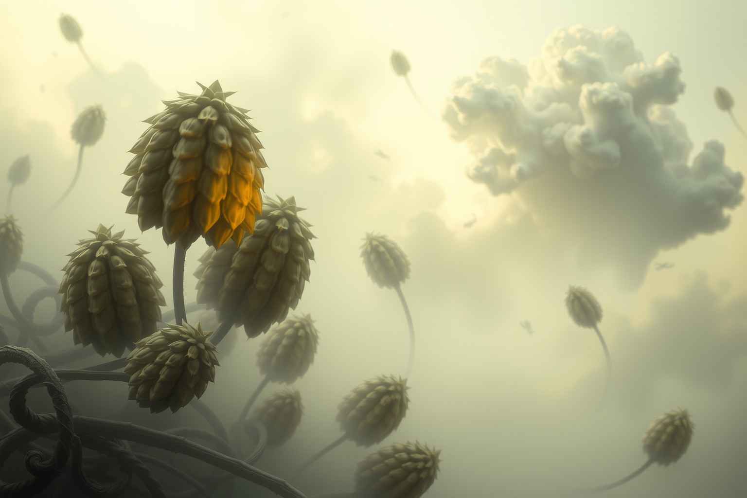 Persone interpretano il luppolo nei sogni come simbolo di crescita.