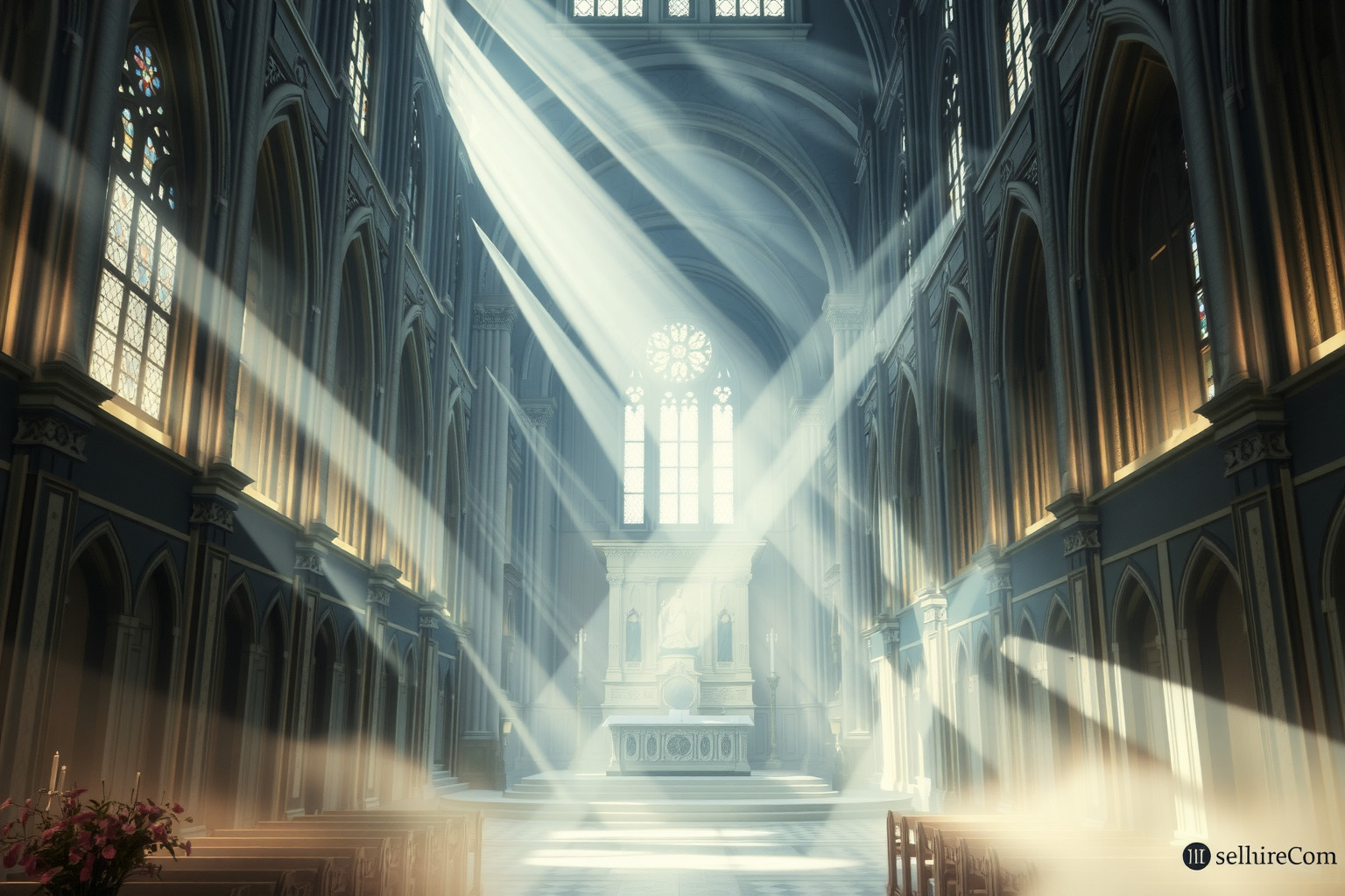 Essere sull'altare simboleggia purezza e nuova consapevolezza spirituale.