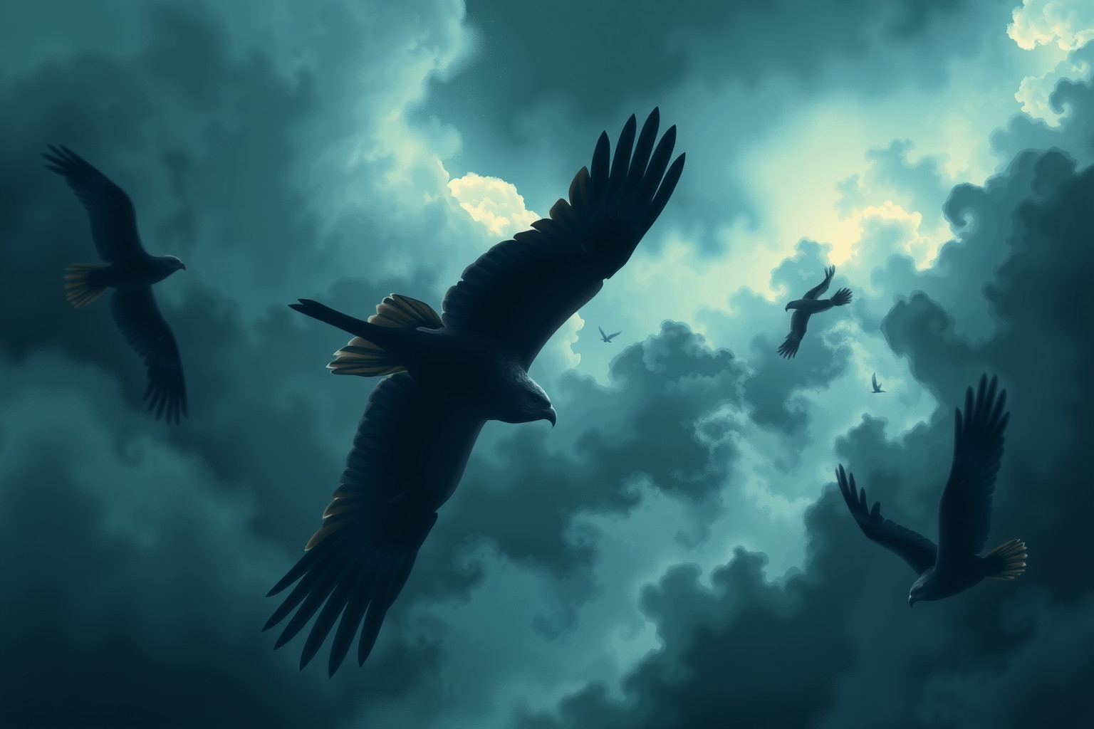 Il falco di palude simboleggia forza e intuizione nel caos.