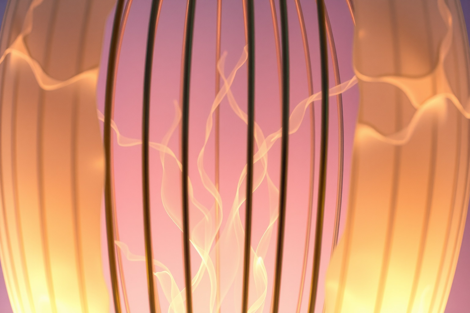 Le fessure simboleggiano la voglia di libertà interiore nascosta.