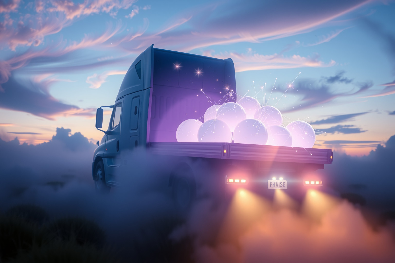 Guidare un camion pieno simboleggia controllo e responsabilità nella vita.