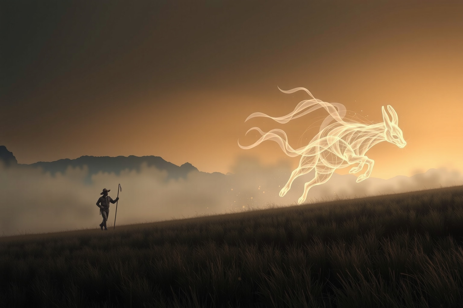 Sognare un contadino inseguito simboleggia paura di responsabilità imminenti.