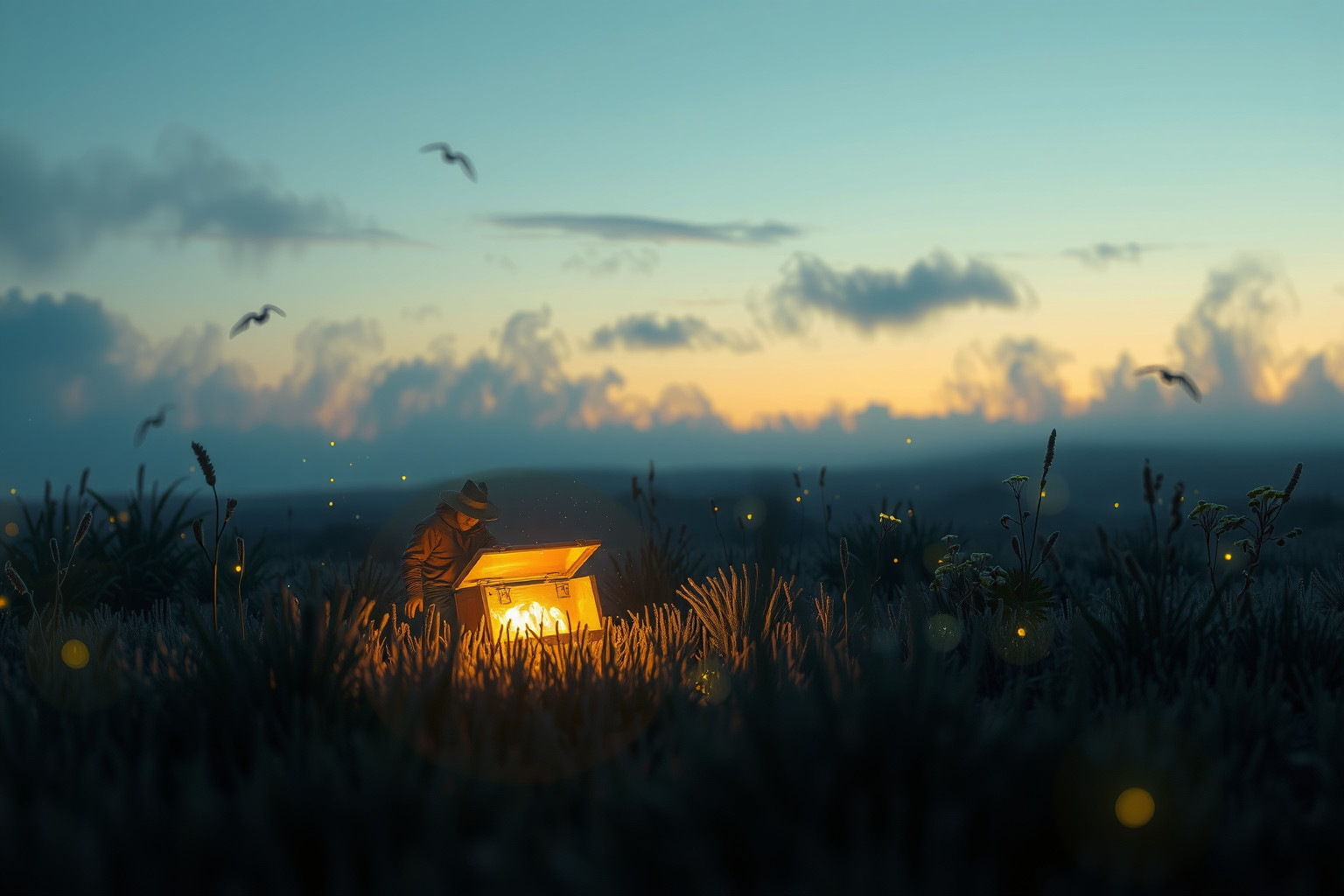 Il contadino che trova un tesoro simboleggia fortuna nascosta e prosperità.