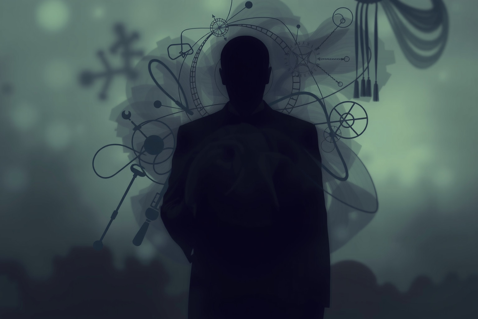 Il maggiordomo parla lingue sconosciute, simbolo di mistero nascosto.