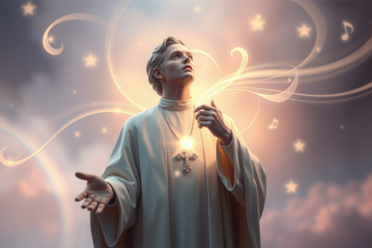 Il Papa canta per unire fede e armonia interiore comunicativa.