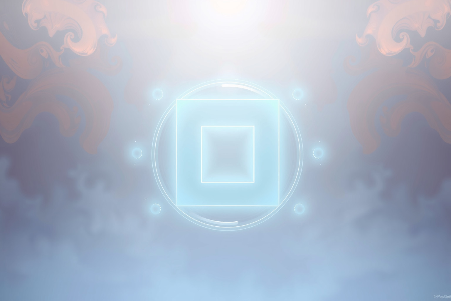 Il quadrato nel cerchio simboleggia armonia tra mente e spirito.