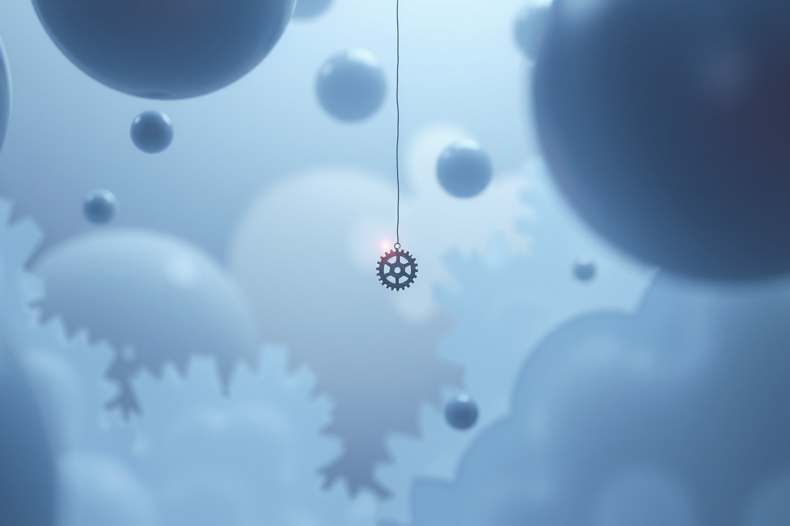 L'ingranaggio minuscolo simboleggia il ruolo nascosto ma essenziale.