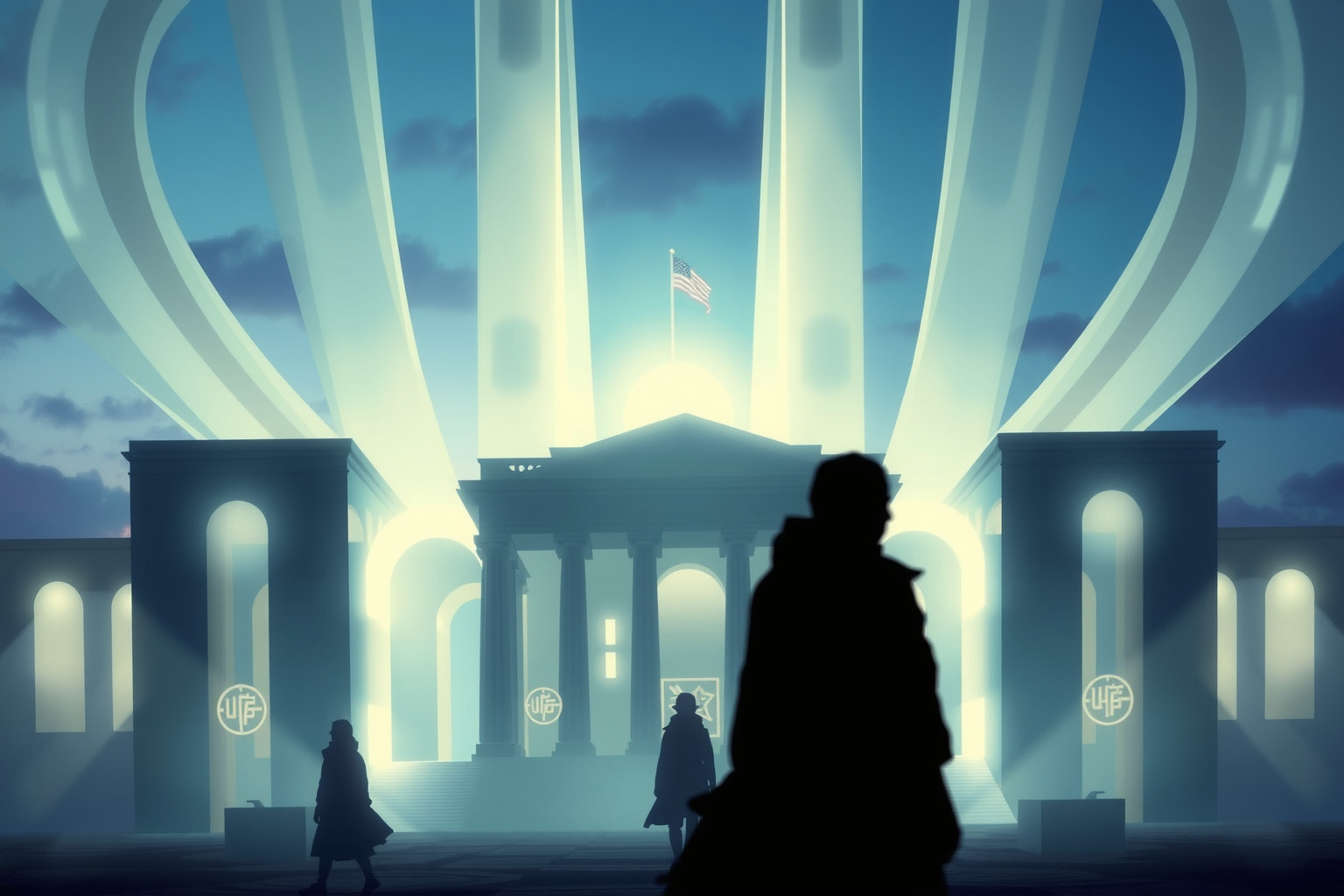 Sognare un edificio governativo riflette desiderio di potere nascosto.