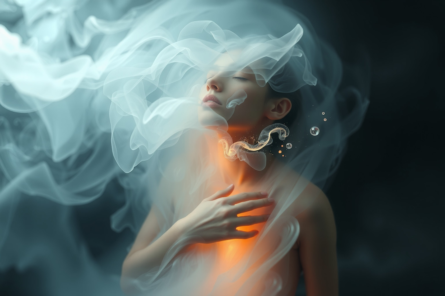 L'iperventilazione nei sogni riflette ansia e senso di oppressione.