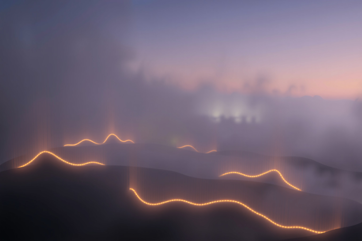 Le linee a zigzag simboleggiano pericolo imminente e instabilità.