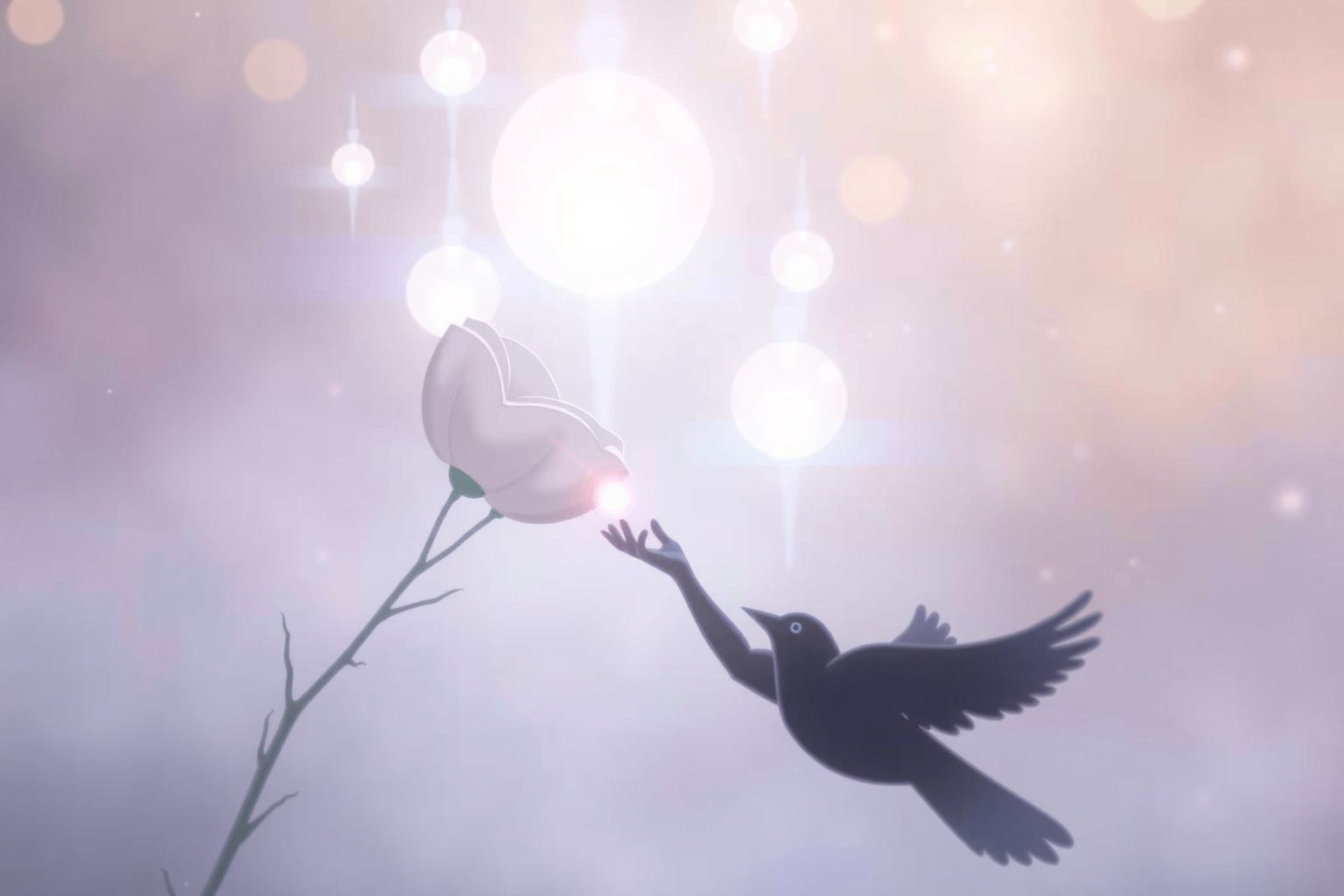 Il merlo cerca cibo simboleggia desiderio e bisogno vitale.