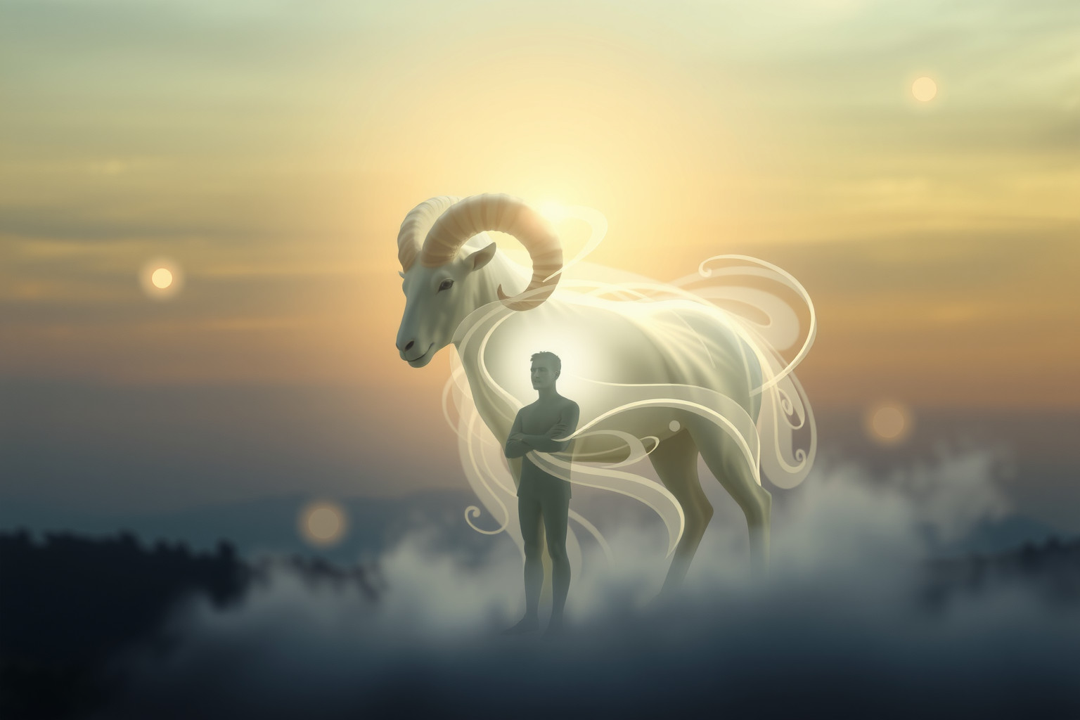 Il montone nei sogni simboleggia guida sicura e protezione costante.