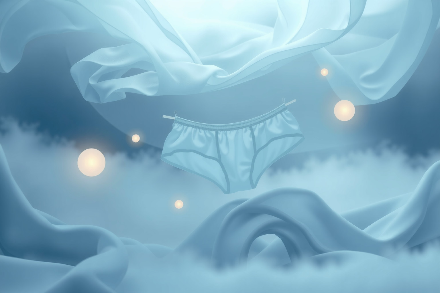 Sognare mutande blu simboleggia pace interiore e serenità emotiva.