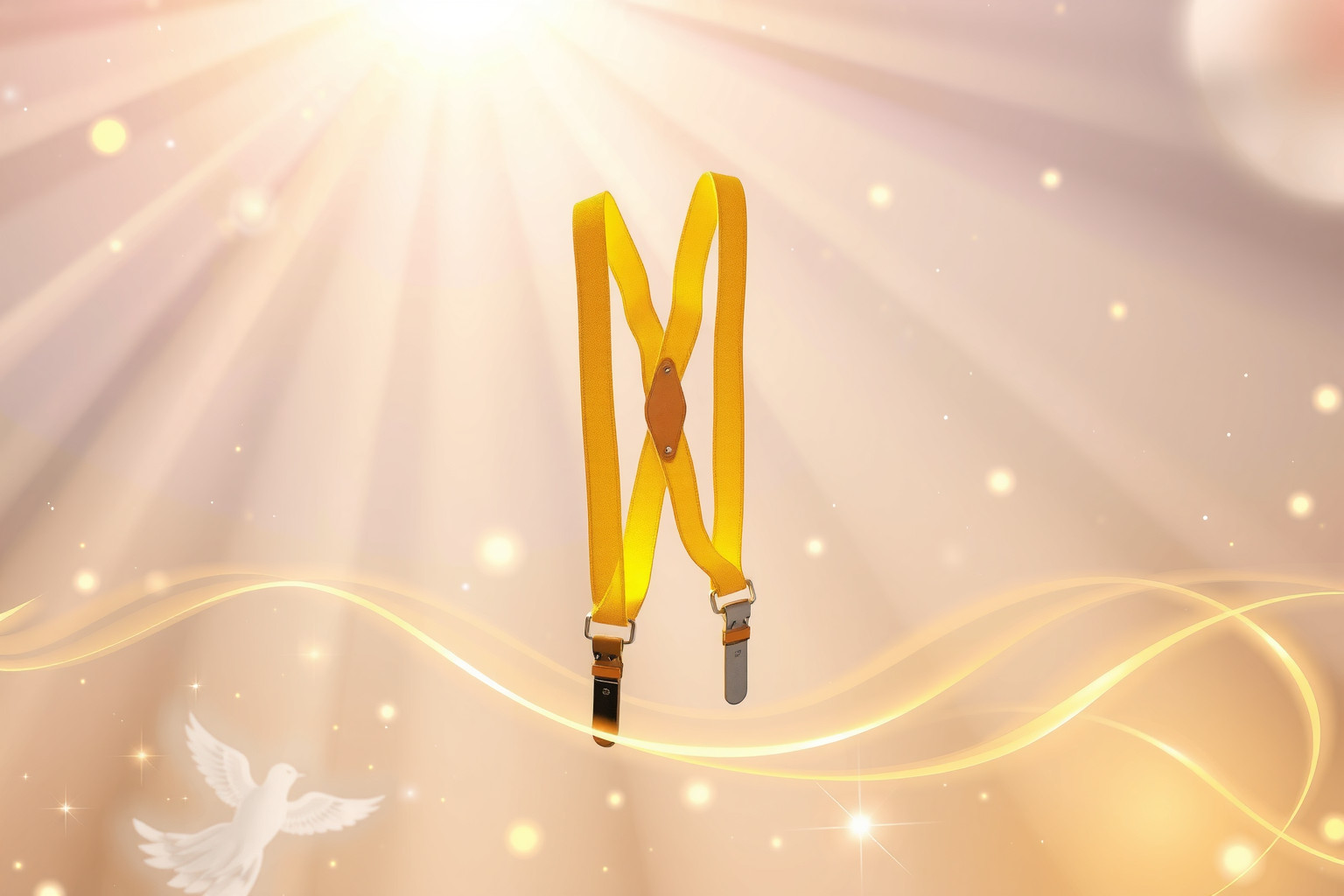 Le mutandine con bretelle gialle simboleggiano gioia e vitalità.