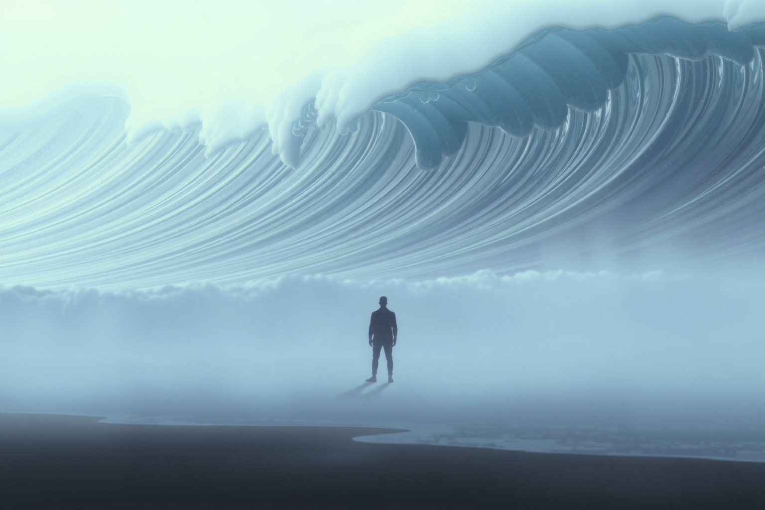 Sognare onde rappresenta la paura nascosta di affrontare conflitti interiori.