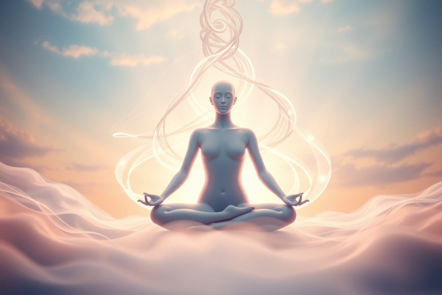 La respirazione lenta calma mente e favorisce la connessione spirituale.